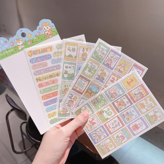 Hình Dán Bé Gái Màu Sắc