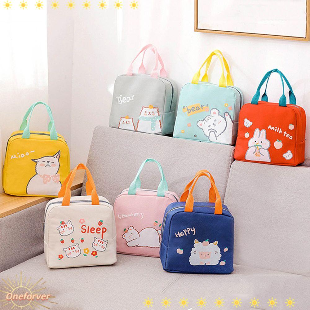 Forever Túi Đựng Hộp Cơm Trưa Giữ Nhiệt Sức Chứa Lớn Nhiều Màu Sắc Cho Nữ