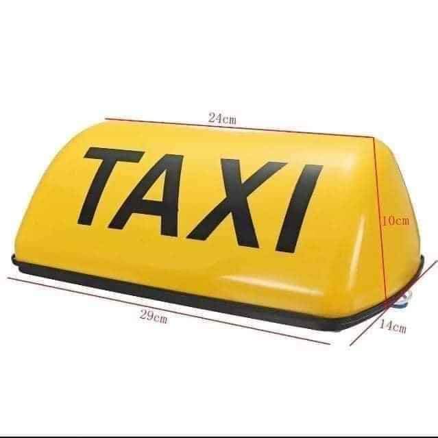 Mào TAXI hút nam châm có đèn LED gắn nóc ô tô kích thước 29cm