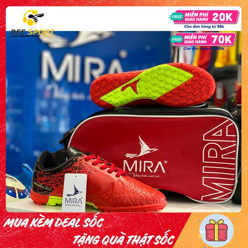 Giày bóng đá nam sân cỏ nhân tạo Mira Lux 20.1 TF - Giày đá banh chất lượng cao, da Microfiber, khâu full đế