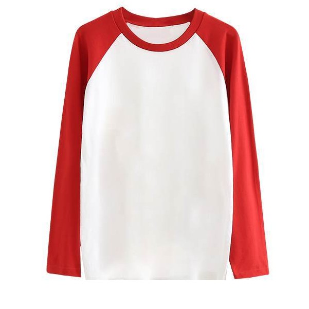 Áo thun dài tay raglan nam nữ unissex thiết kế tay dài cổ tròn basic