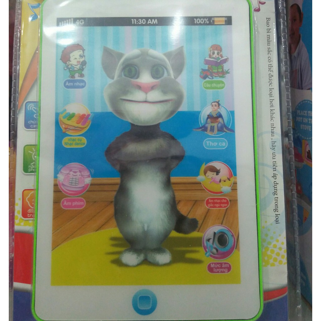 Đồ chơi Ipad mèo Tom Cat 3D thông minh