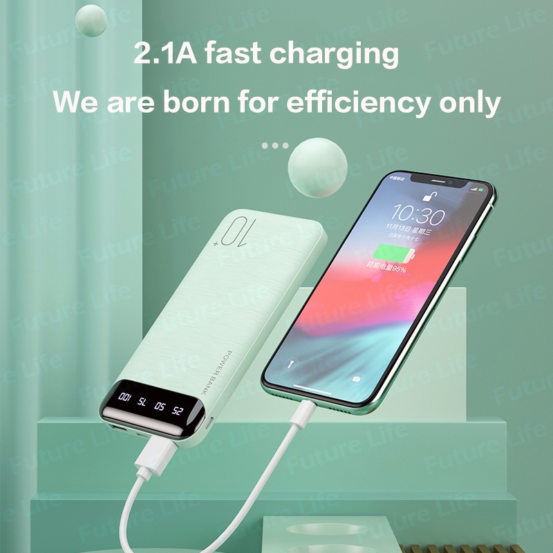 Pin Sạc Dự Phòng 10000mAh Màu Macaron