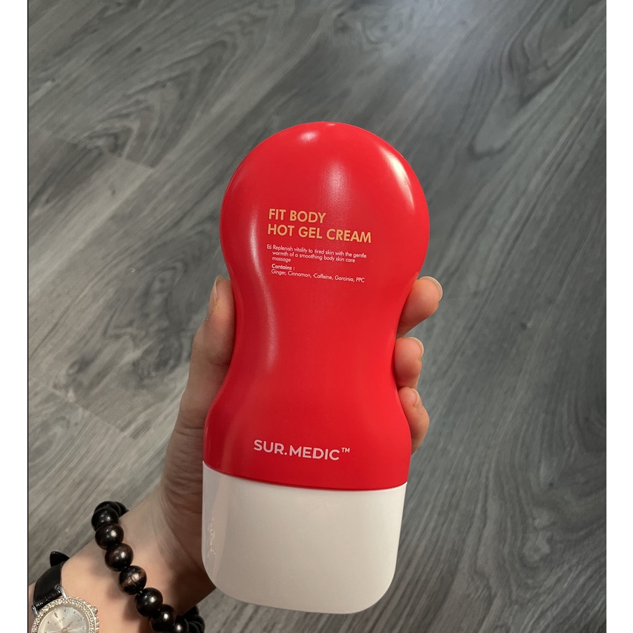 Thanh Lăn Massage Tan Mỡ Săn Cơ Định Hình Body SUR.MEDIC Fit Body Hot Gel Cream 100ml