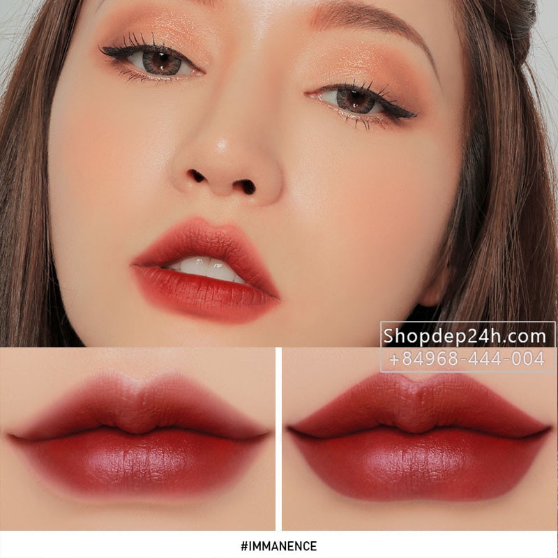 [3CE] Son kem 3CE Cloud Lip Tint #Immanence - Màu đỏ lạnh