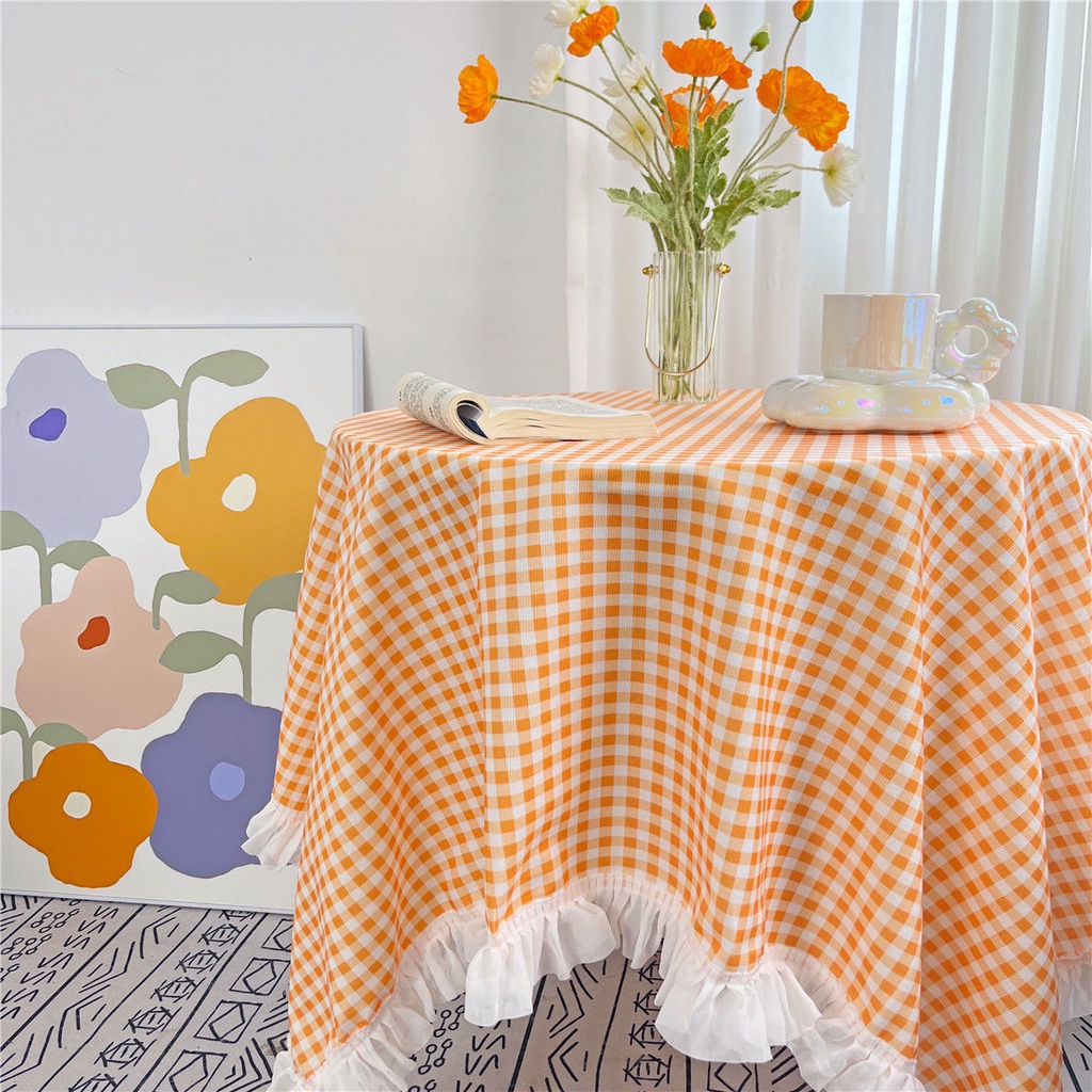 Ins Phong Cách Khăn Trải Bàn Tròn Flannel Ren Bàn Cà Phê Khăn Trải Bàn Nhỏ Tươi Khăn Trải Bàn Vải Mục Vụ Khăn Trải Bàn Vải Hoa Hình Chữ Nhật Khăn Trải Bàn Hình Chữ Nhật