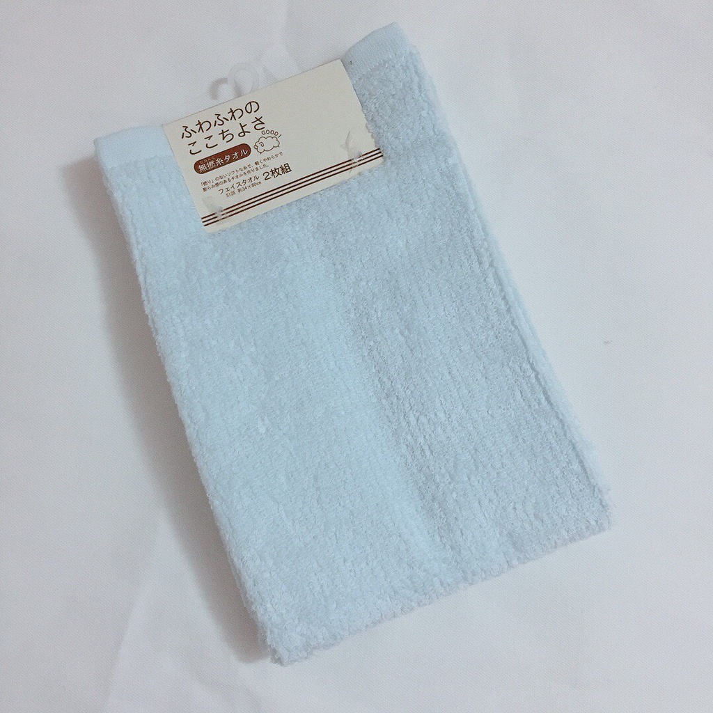 Khăn mặt NHẬT BẢN tơ tằm mềm mịn màu pastel sang trọng 34x80cm - PHONG PHÚ