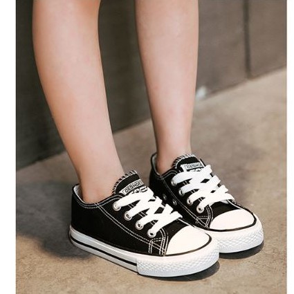 Giày trẻ em cá tính từ 2 - 14 tuổi CG24 ĐEN