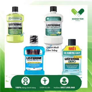 Dòng Nước Súc Miệng Sạch Khuẩn, Bảo Vệ Răng Miệng Listerine (Chai 250ml)