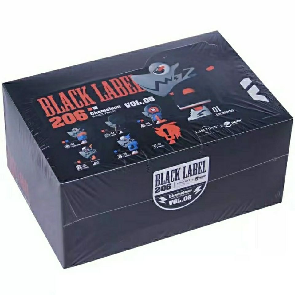 Đồ trang trí Nhân Vật LAMTOYS Chameleon 6 Màu Đen