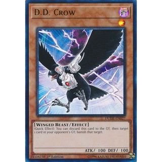 [ Zare Yugioh ] Lá bài thẻ bài DUDE-EN027 - D.D. Crow - Ultra Rare