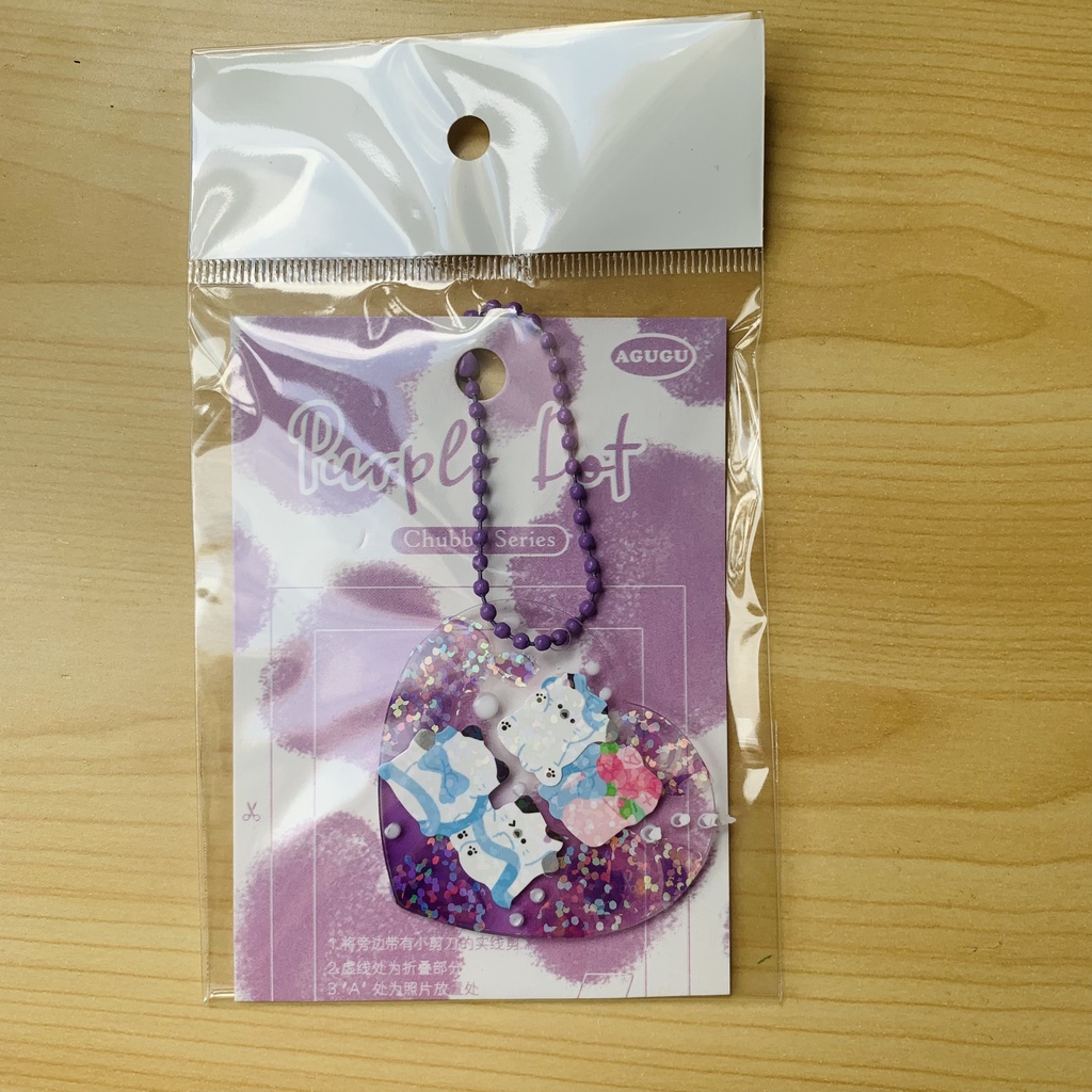 Móc khóa Sticker dễ thương DIY của Maiscornermade