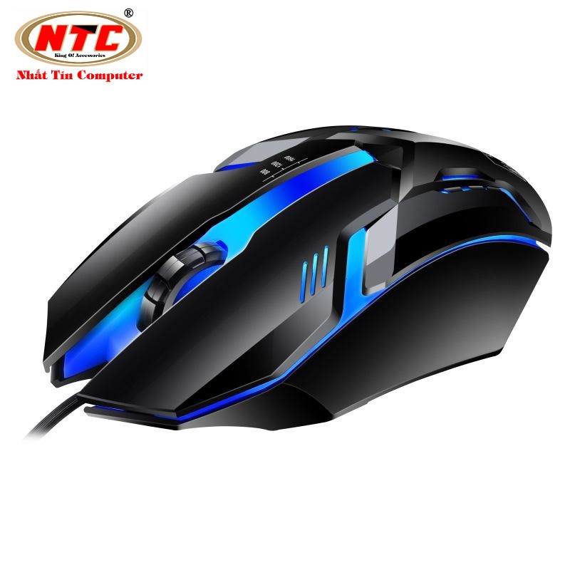 Bộ bàn phím giả cơ và chuột game dành cho game thủ NTC G21B led đa màu