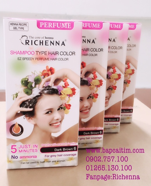 Thuốc nhuộm tóc thảo dược Richenna mẫu mới 2019 | BigBuy360 - bigbuy360.vn