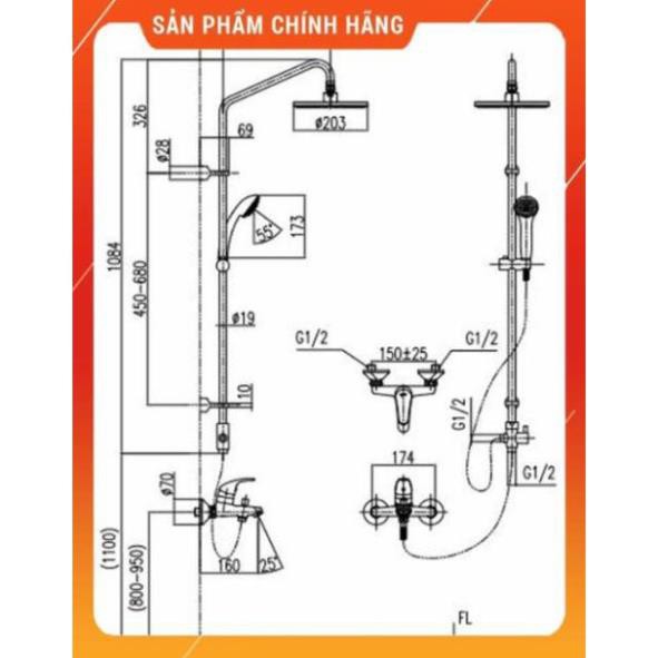 Sen cây INAX cao cấp BFV 1305S, bảo hành chính hãng 2 năm