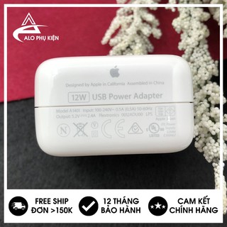Củ Sạc 12w Bóc Máy iPad - Hàng Zin 100% Bao Check Toàn Quốc - Bảo Hành 12 Tháng Lỗi 1 Đổi 1.