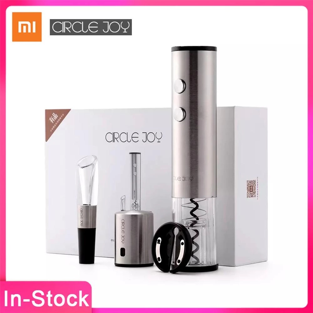 Dụng Cụ Khui Nắp Chai Rượu Vang Điện Tử Xiaomi Mijia 4 Trong 1