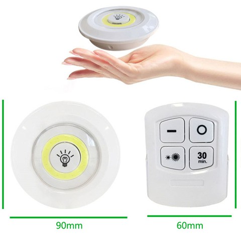 Bộ 3 Đèn Led Điều Khiển từ xa, Tặng 1 Điều Khiển, Phù Hợp Tủ, Bếp, Phòng Ngủ, Sang cho căn nhà của bạn