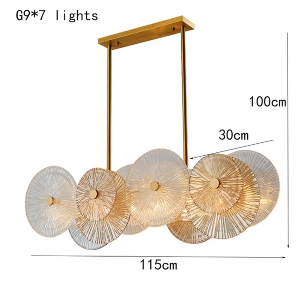 Đèn thả pha lê trang trí cao cấp thiết kế độc đáo DC485