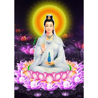 tranh phật quan âm bồ tát nhận in tranh theo yêu cầu
