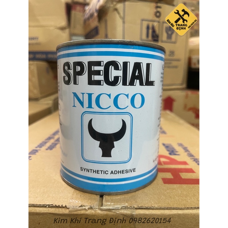 Keo dán siêu dính Nicco 600ml dính gỗ, da, cao su, fomica...