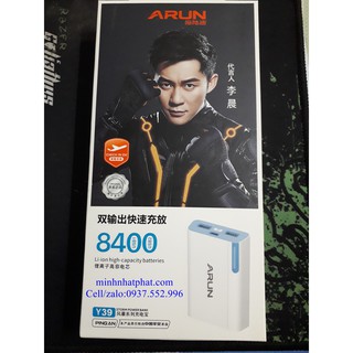 [Màu Ngẫu Nhiên] Pin Sạc Dự Phòng Arun Chính Hãng Dung Lượng 8400mAh