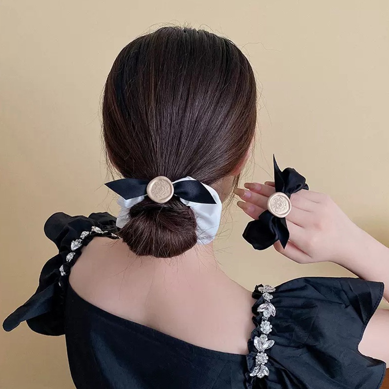 Dây Buộc Tóc Co Giãn Hình Nơ Xinh Xắn Cho Nữ