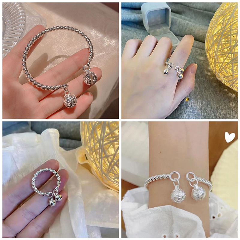 Vòng Tay Đính Chuông Thời Trang Nữ Tính