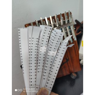 Giấy dán nốt cho đàn kalimba