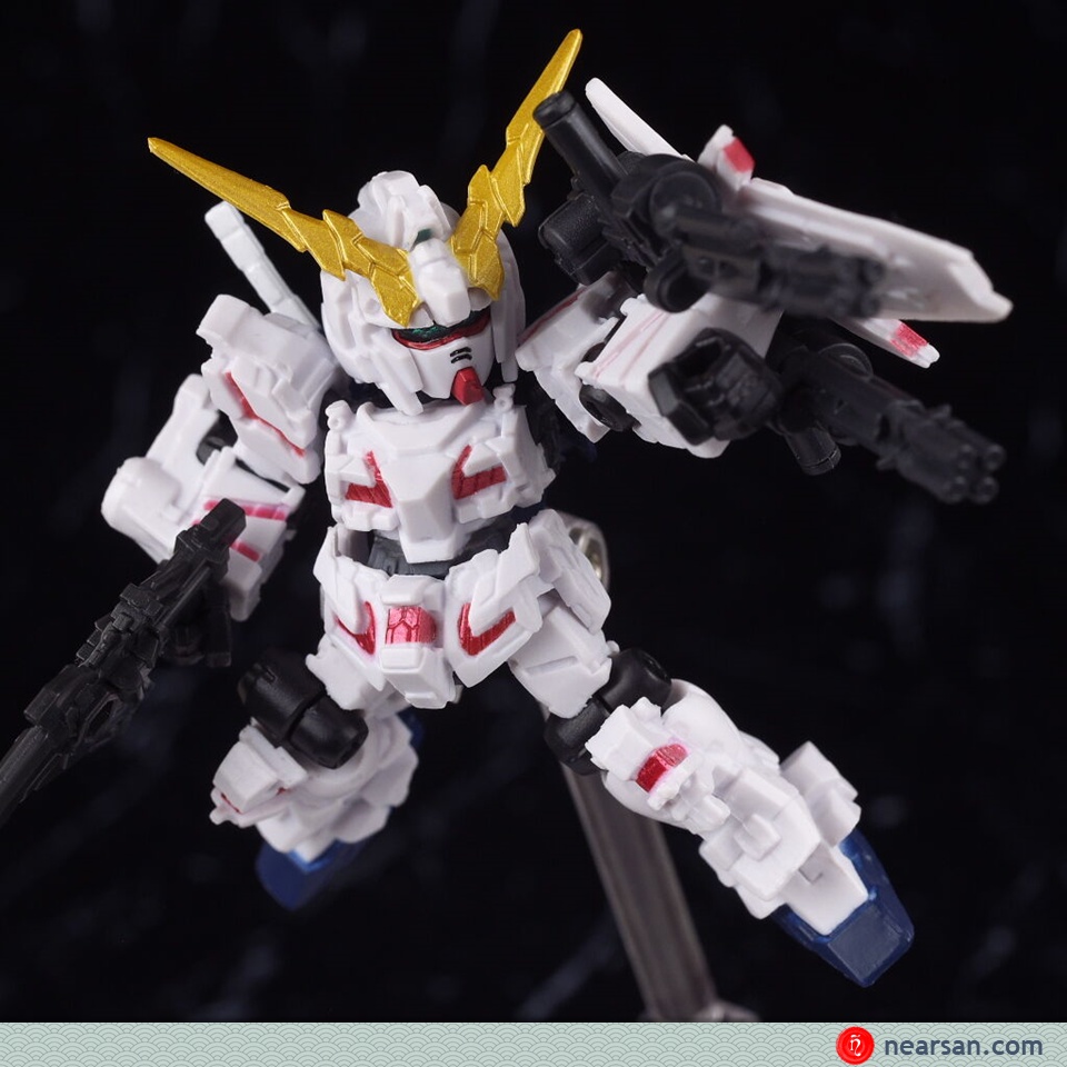 Unicorn gundam red ver mobile suit ensemble 01 bandai mse 1