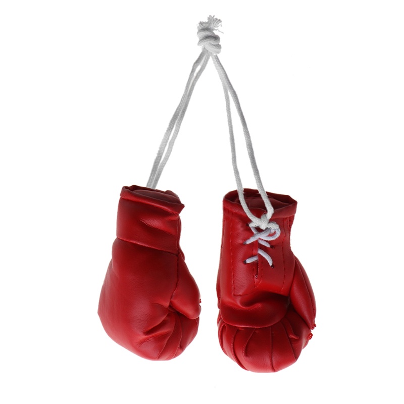 2 Phụ Kiện Trang Trí Hình Găng Tay Boxing Màu Đen / Xanh Dương / Hồng Cho Nhà Ở / Xe Hơi