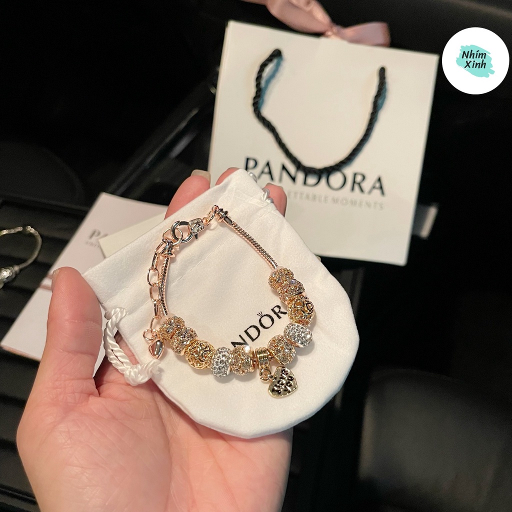 Vòng Tay Charm Pha Lê Cho Nữ, Lắc Tay Đính Đá Sẵn Hàng - Thiết Kế Lạ Mắt, Nổi bật, Trẻ Trung