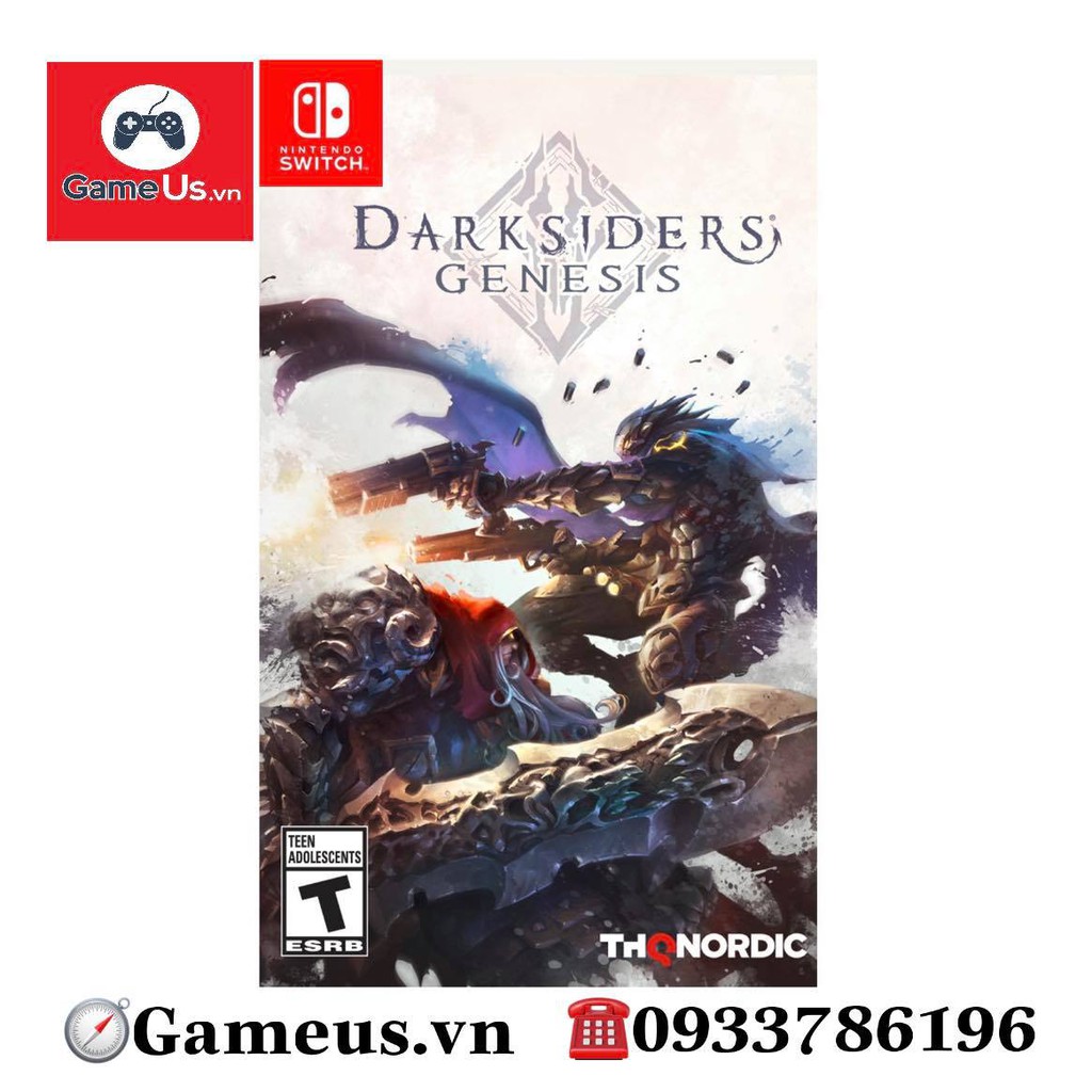 Băng game nintendo switch : Darksiders genesis Hệ US