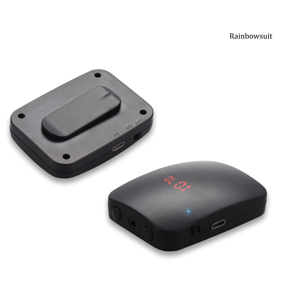 Micro RB Không Dây Có Kẹp Gắn Cổ Áo Hỗ Trợ Truyền Tín Hiệu FM Và Phụ Kiện