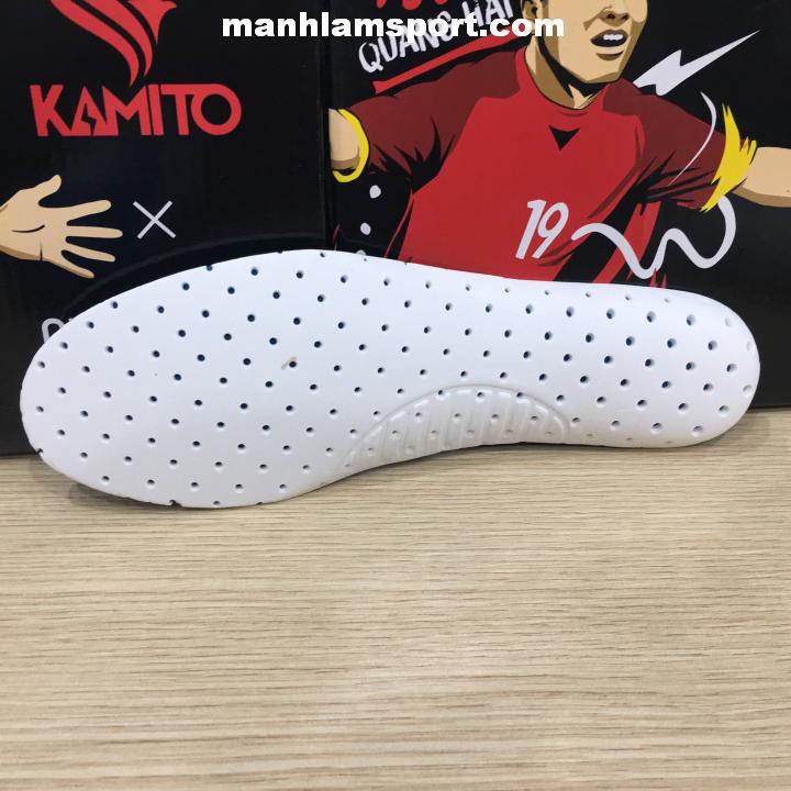 NEW- 2021 Giày đá bóng Kamito QH19 F19200 Xanh Trắng ! CK HOT _