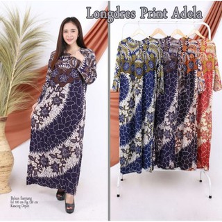 Đầm Dài ADELLA - Tay Dài Phía Trước - KANCING Trái Đất - BUSUI - Giá Rẻ