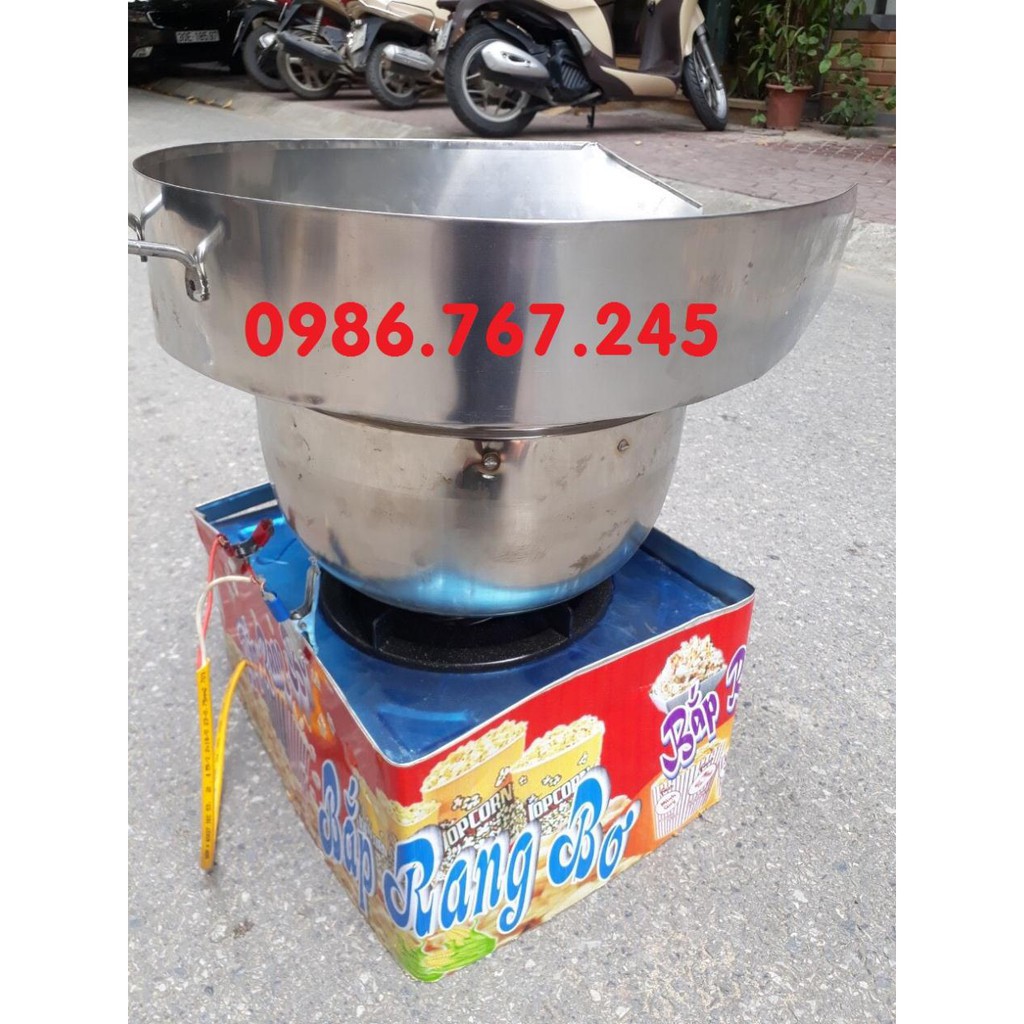 Máy nổ bắp rang bơ 2 van Gas ( dùng cho bình ga to và ga mini )