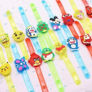 Dây Đeo Tay Hình Hoạt Hình Dạ Quang Cho Bé Đáng Yêu