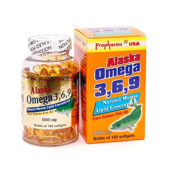 Dầu cá Hồi Alaska Omega 3,6,9 ( Omega 369 UBB) giúp hỗ trợ bổ sung các acid béo không no cho cơ thể. Tốt cho tim mạch