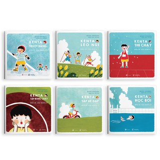 Sách - Kenta chơi thể thao - Ehon cho trẻ từ 3 tuổi