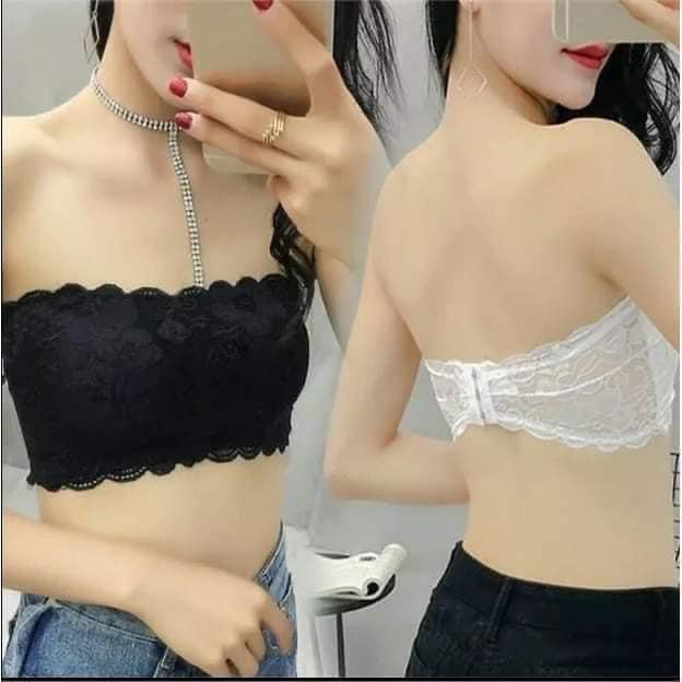 Áo Bra Ren Không Dây Mặc Quây Ngực