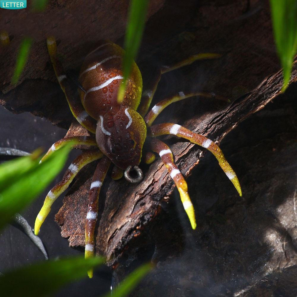 Mồi Câu Cá Giả Mềm Mại Hình Nhện 8cm 7g