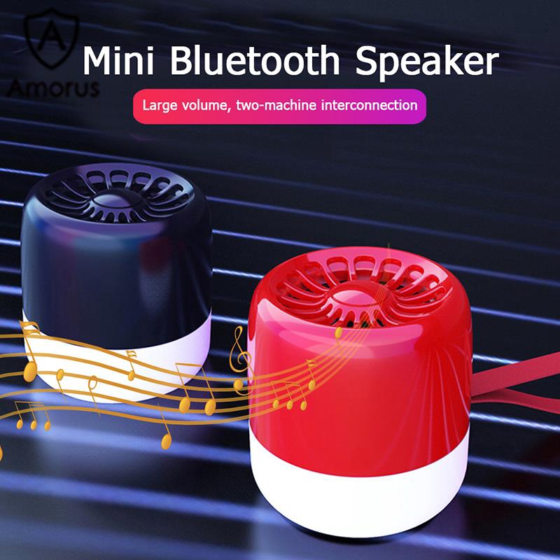 Loa Siêu Trầm Không Dây Amorus Bluetooth M13 TWS Mini Thông Minh Cho Hoạt Động Ngoài Trời