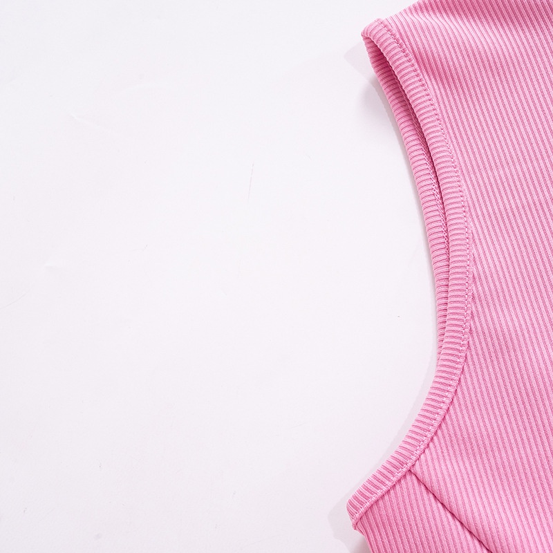 Đầm Sát Nách Cổ Cao Màu Trơn Thiết Kế Xếp Ly Thời Trang Đường Phố Cho Nữ