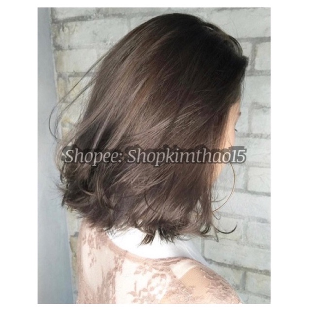 Thuốc Nhuộm Tóc Màu Nâu Trà Đen