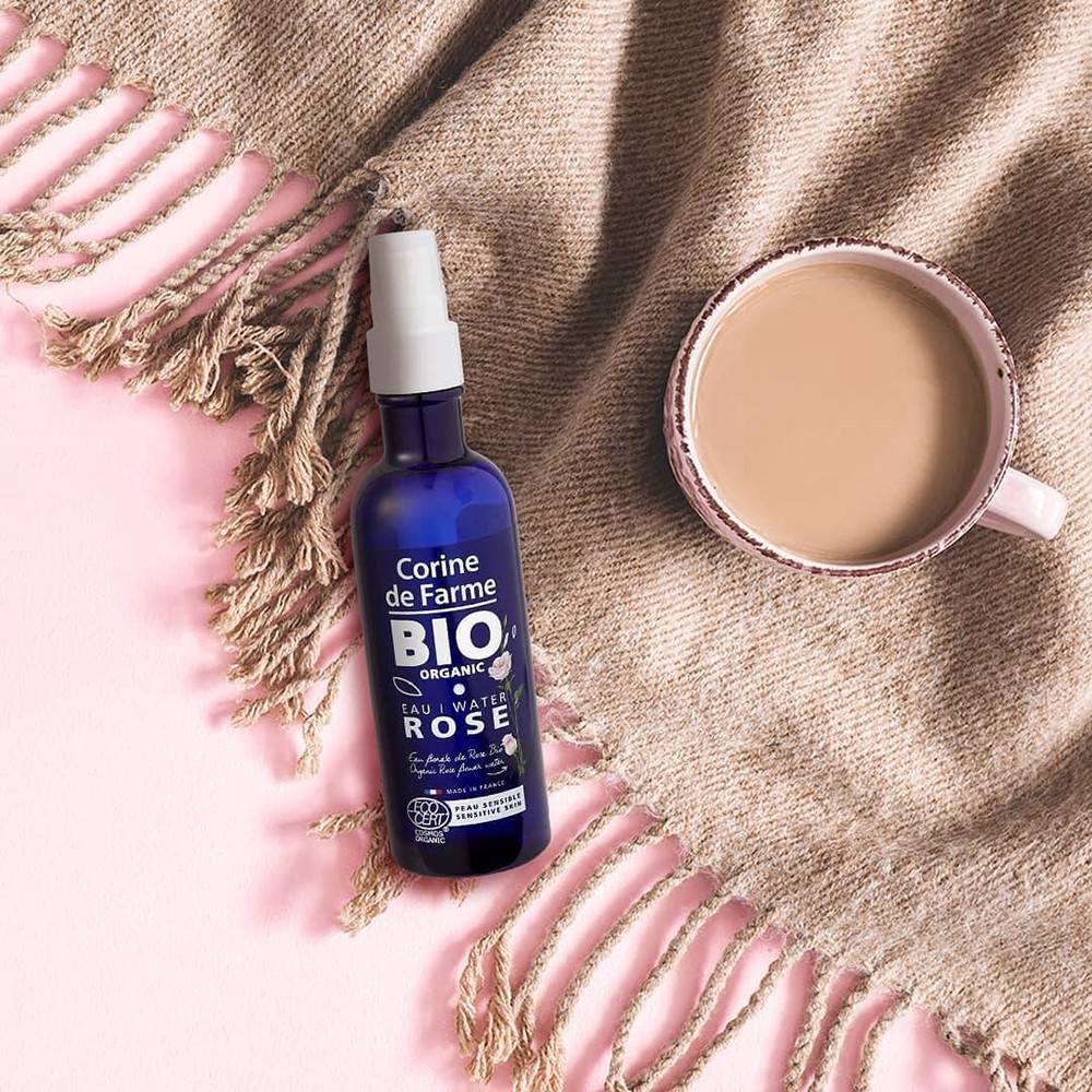 Nước Hoa Hồng Hữu Cơ Cho Da Nhạy Cảm Corine De Farme Bio Organic Rose Water 200ml
