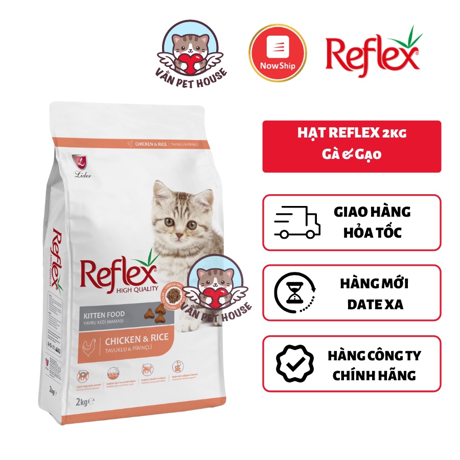 Hạt Reflex High Quality 2kg Mèo Con Mèo Lớn - Thành Phần Dinh Dưỡng Chất Lượng