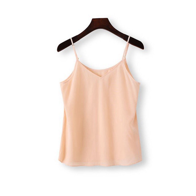 [Mã FASHIONT4WA2 giảm 10K đơn 50K] Áo 2 dây chất đũi lụa hàng đẹp