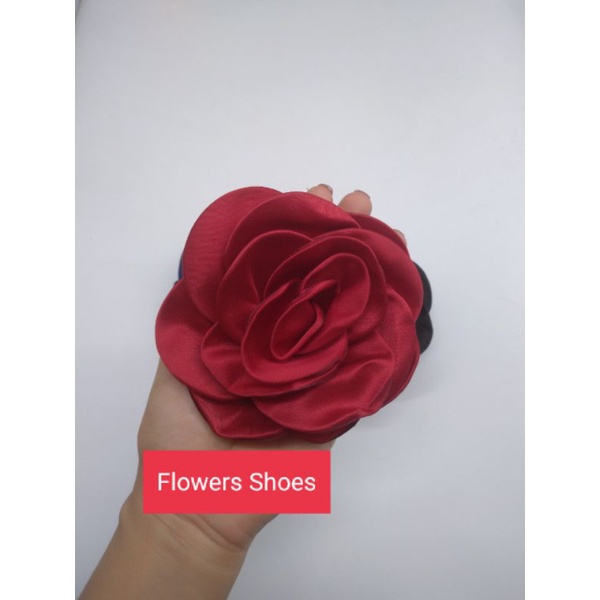 Set 2 nơ hoa hồng trang trí giày