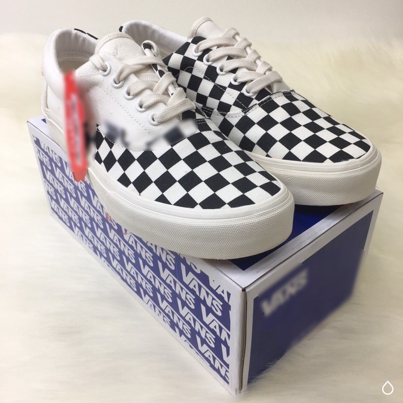 Giày van đen trắng Sz 36-43